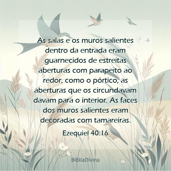 Ezequiel 40:16