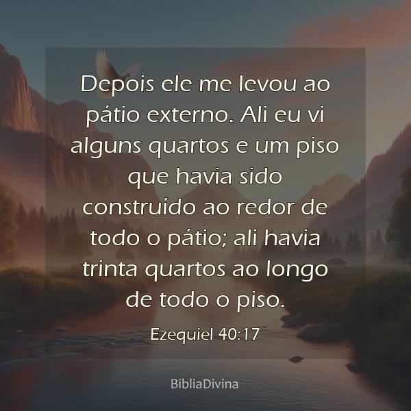 Ezequiel 40:17