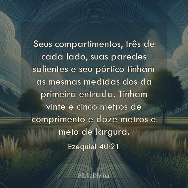 Ezequiel 40:21