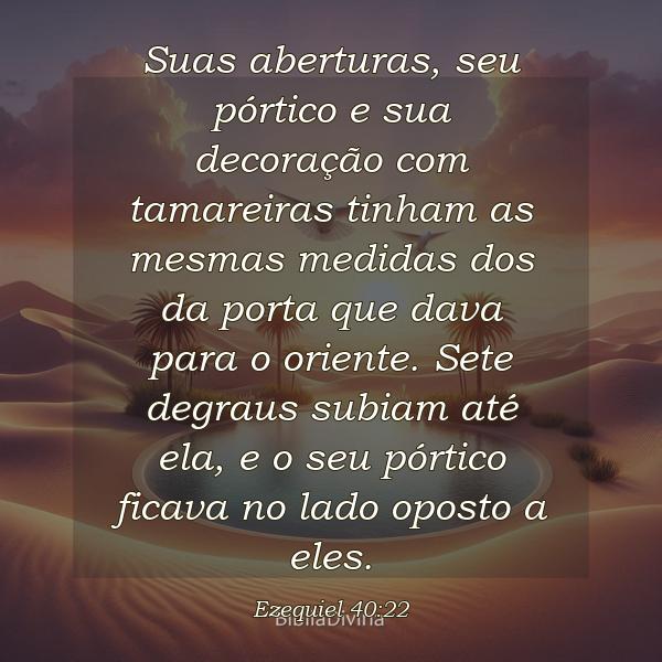 Ezequiel 40:22