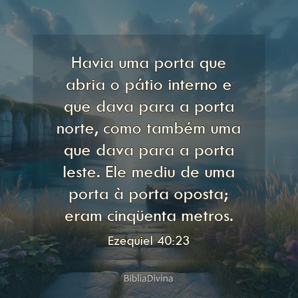 Ezequiel 40:23