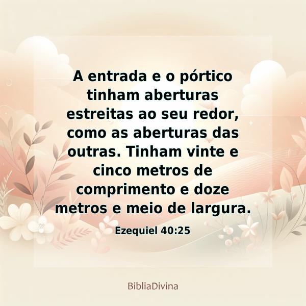 Ezequiel 40:25