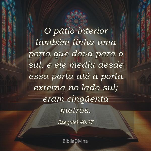 Ezequiel 40:27