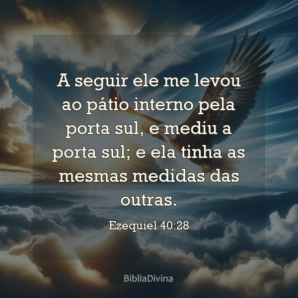 Ezequiel 40:28