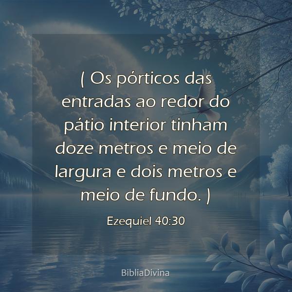 Ezequiel 40:30