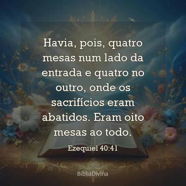 Ezequiel 40:41