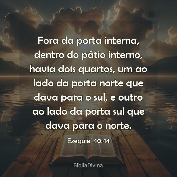 Ezequiel 40:44