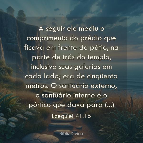 Ezequiel 41:15