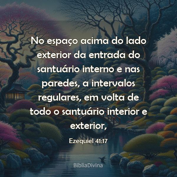 Ezequiel 41:17