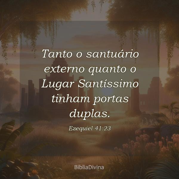 Ezequiel 41:23