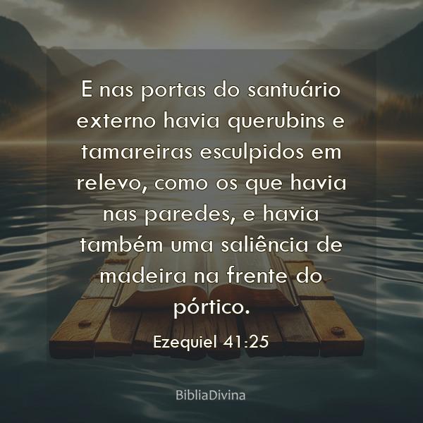 Ezequiel 41:25