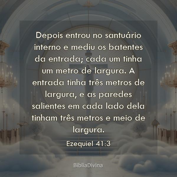 Ezequiel 41:3