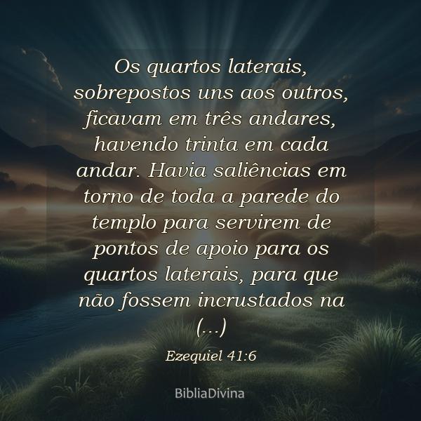 Ezequiel 41:6