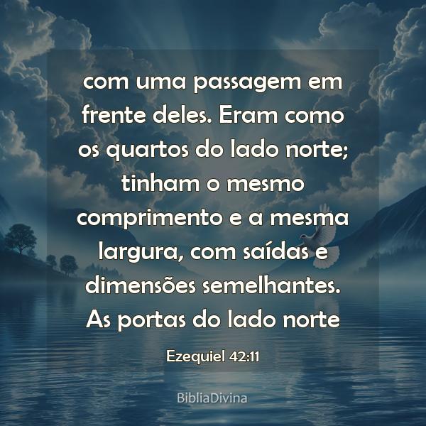 Ezequiel 42:11