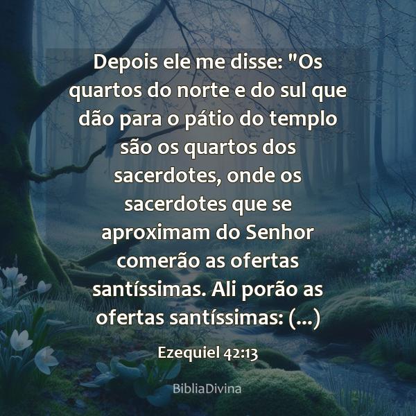 Ezequiel 42:13