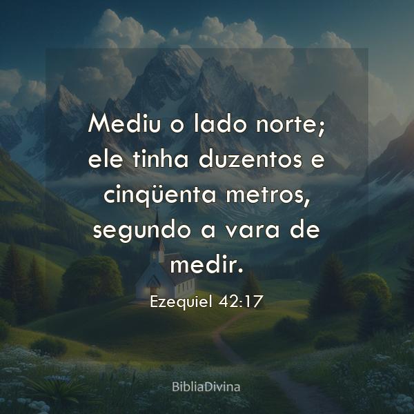 Ezequiel 42:17