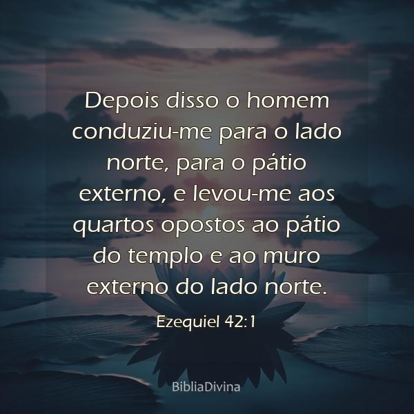 Ezequiel 42:1