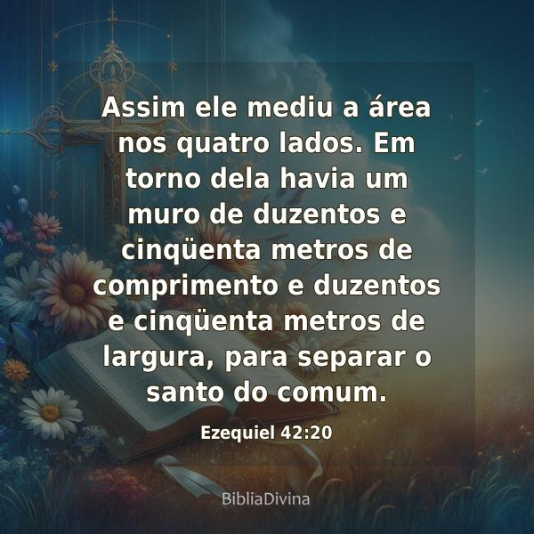 Ezequiel 42:20