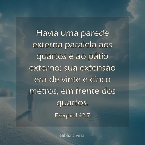 Ezequiel 42:7