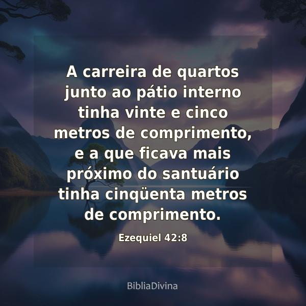 Ezequiel 42:8