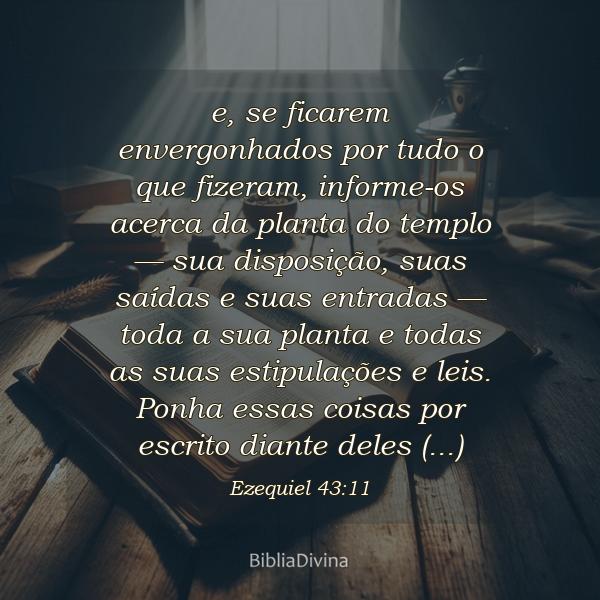 Ezequiel 43:11