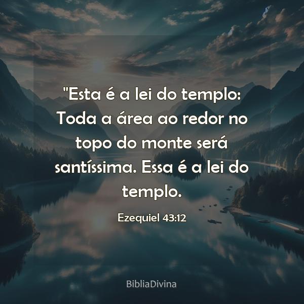 Ezequiel 43:12