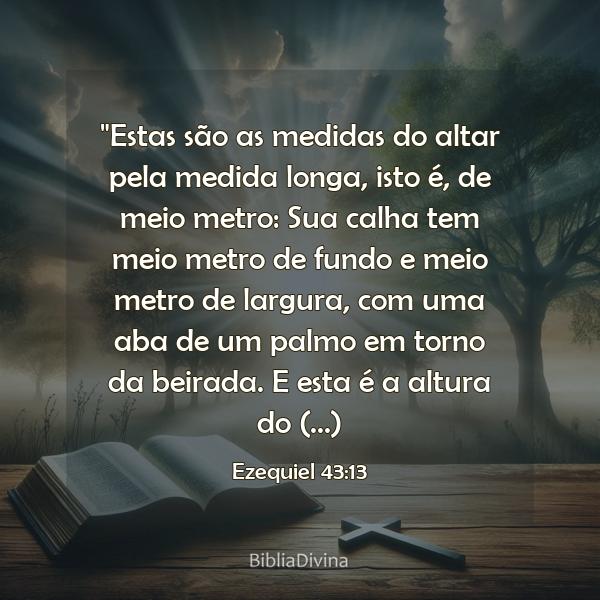 Ezequiel 43:13