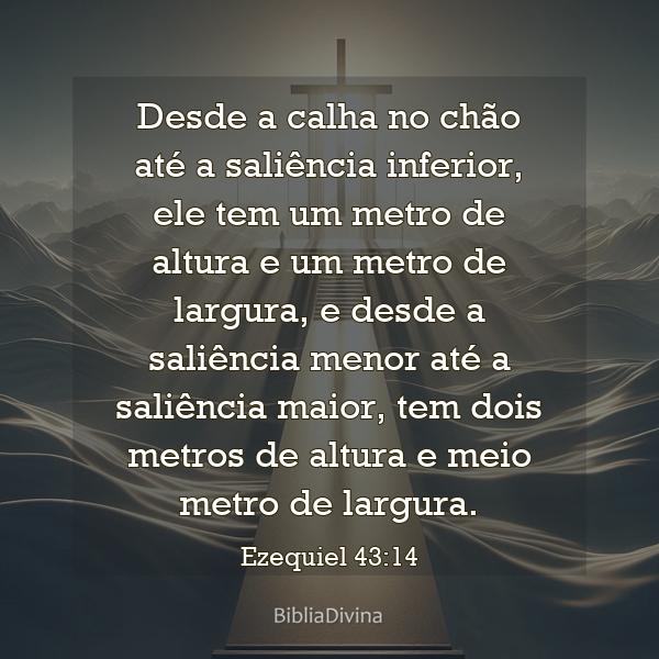 Ezequiel 43:14