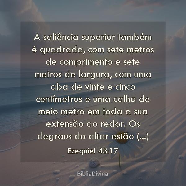 Ezequiel 43:17