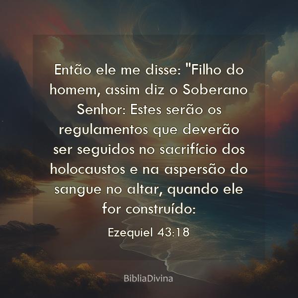 Ezequiel 43:18