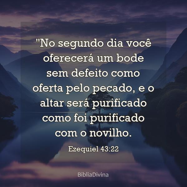 Ezequiel 43:22