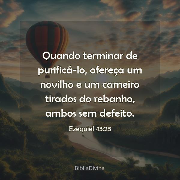 Ezequiel 43:23