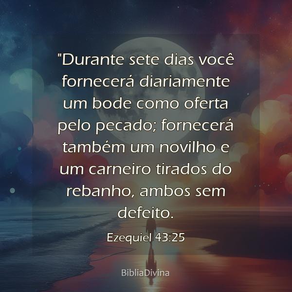 Ezequiel 43:25