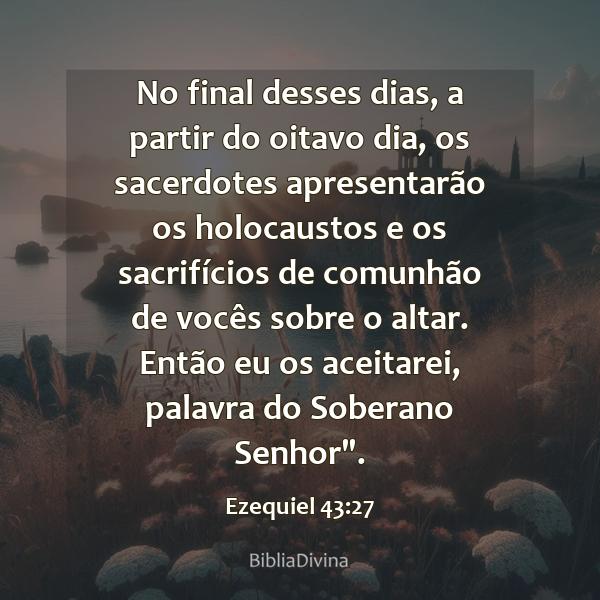 Ezequiel 43:27