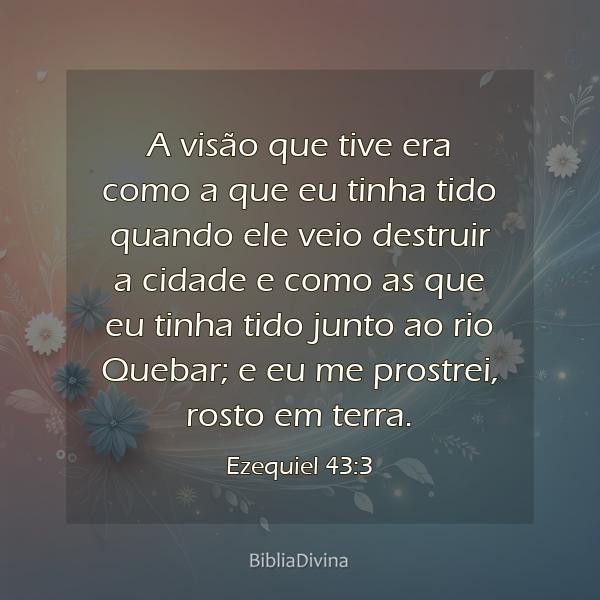 Ezequiel 43:3