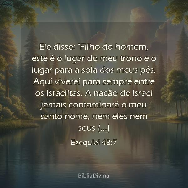 Ezequiel 43:7