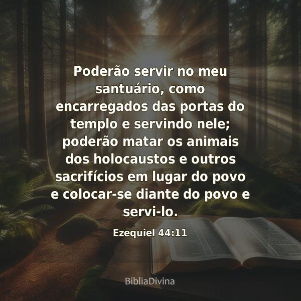 Ezequiel 44:11