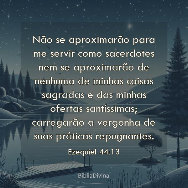 Ezequiel 44:13