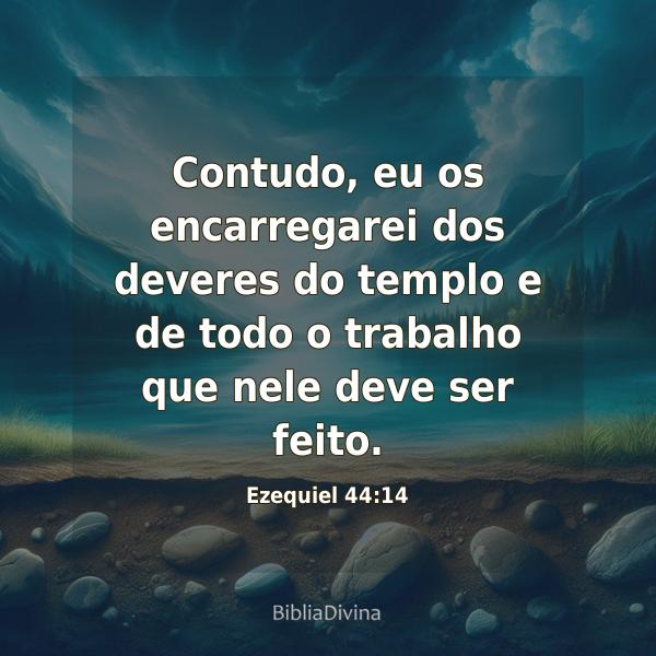 Ezequiel 44:14