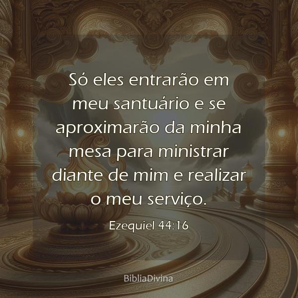 Ezequiel 44:16