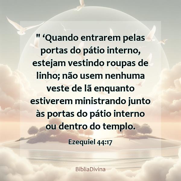 Ezequiel 44:17