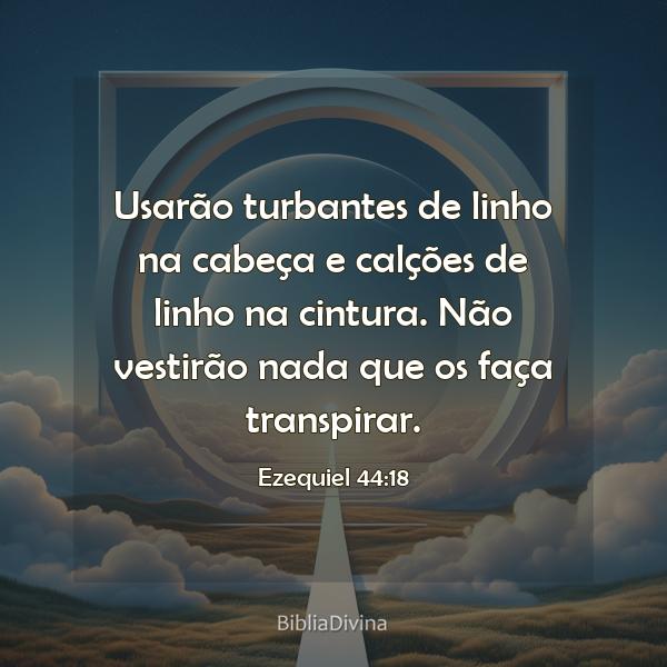 Ezequiel 44:18