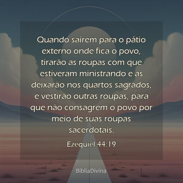 Ezequiel 44:19