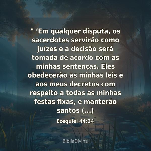 Ezequiel 44:24