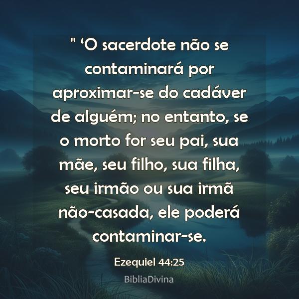 Ezequiel 44:25