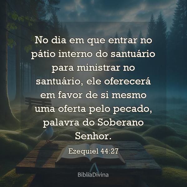 Ezequiel 44:27