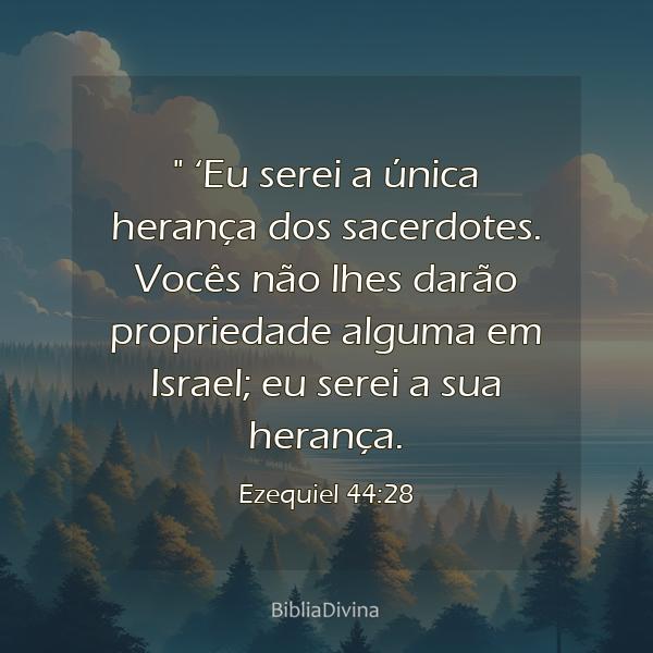 Ezequiel 44:28