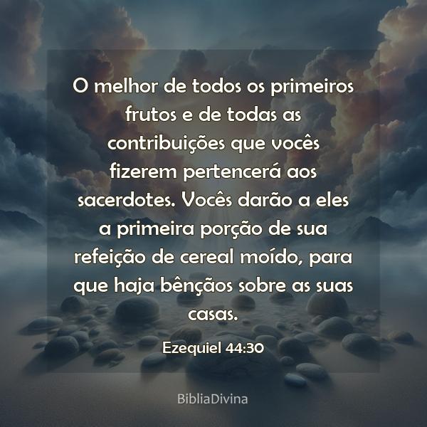 Ezequiel 44:30