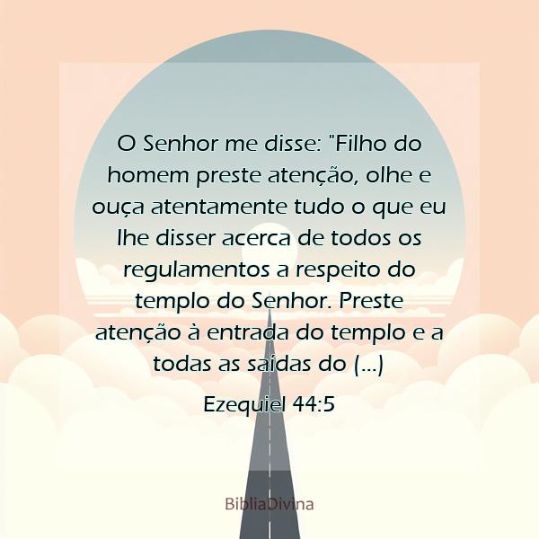 Ezequiel 44:5