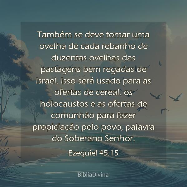 Ezequiel 45:15